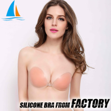 Coussinet de soutien-gorge en silicone antidérapant invisible pour maillot de bain